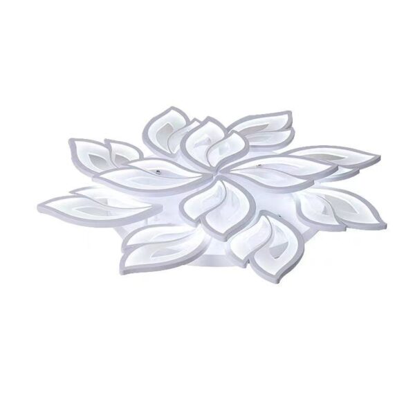 Three colours changing light petal ceiling lamp